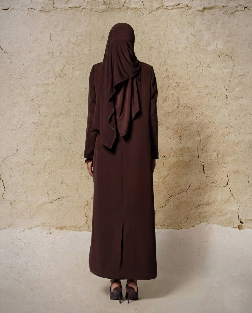 Blazer Abaya - Brown
