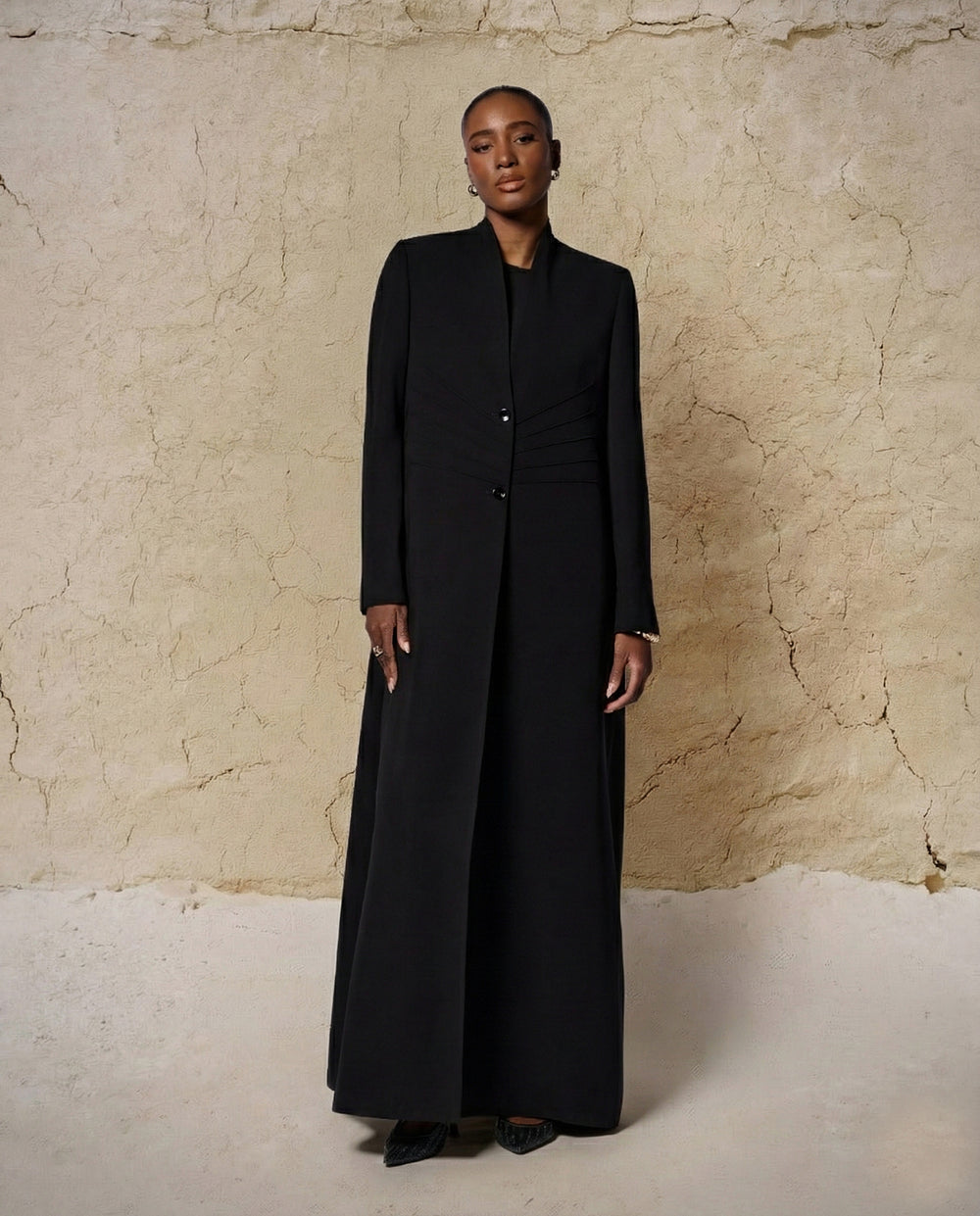 Blazer Abaya - Black