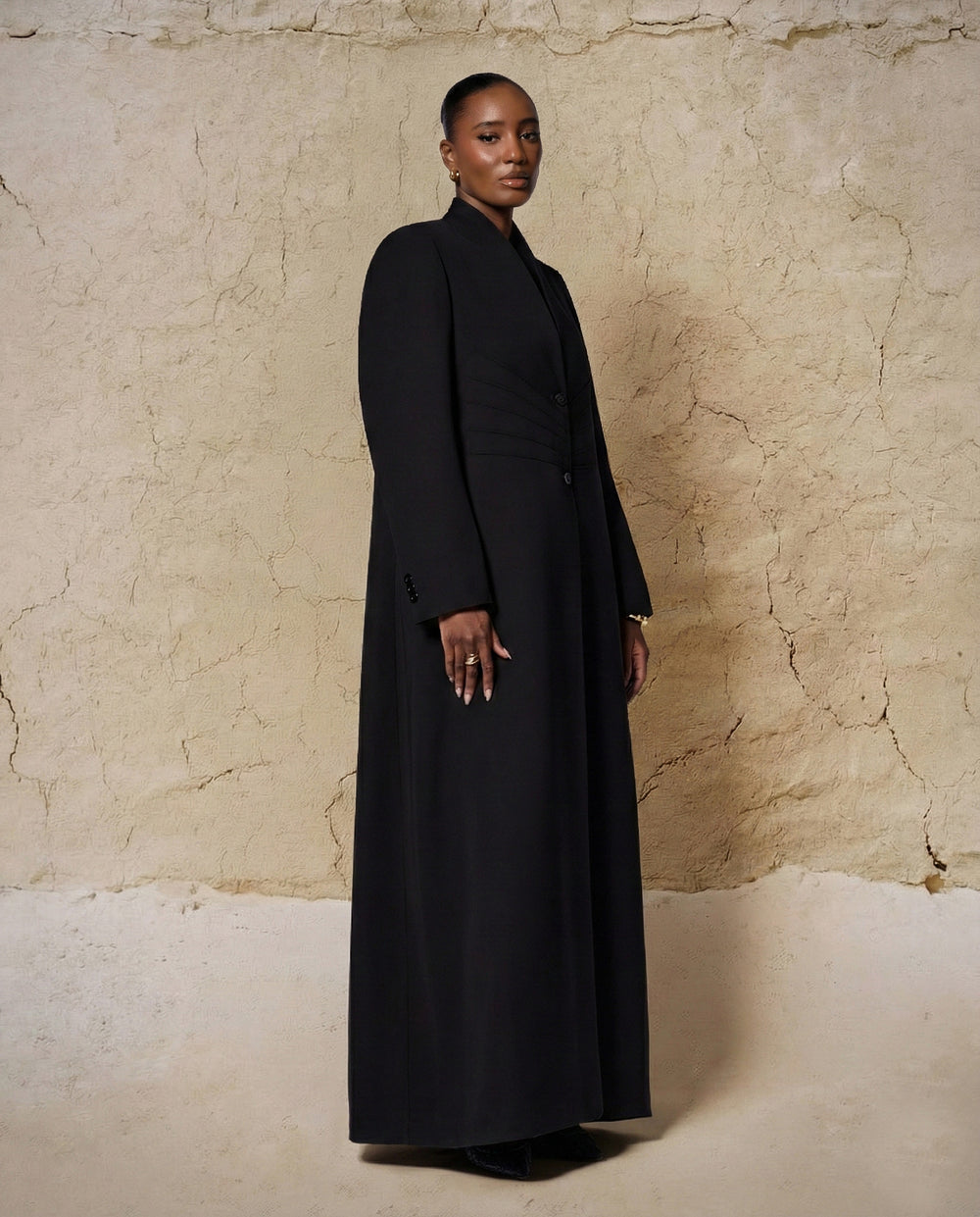 Blazer Abaya - Black