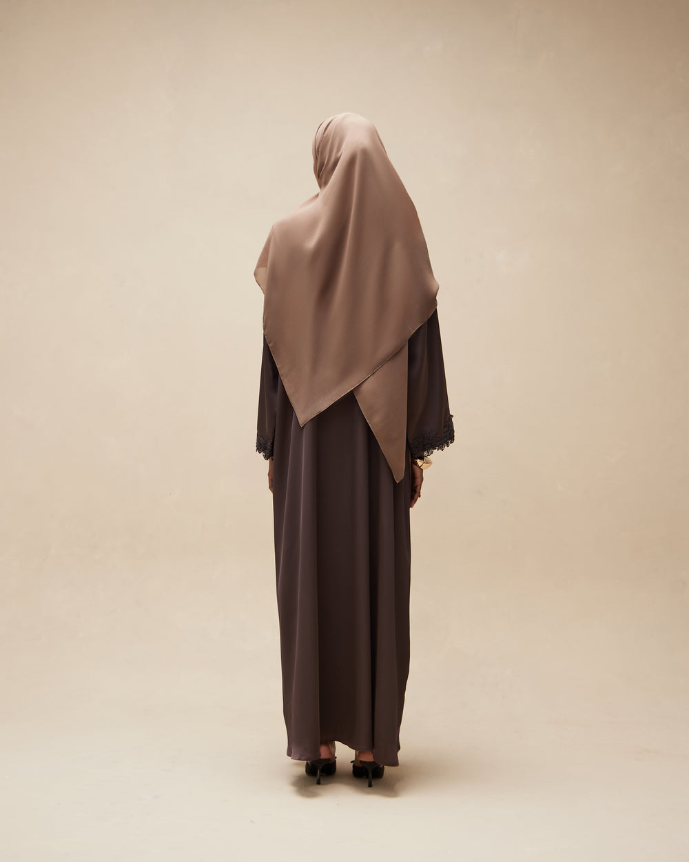 Ensemble Abaya Lafiya - Marron