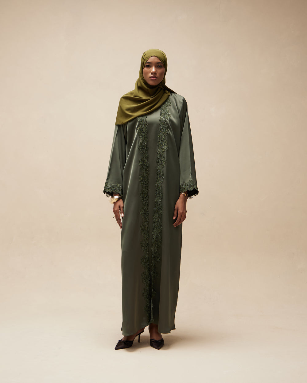Ensemble Abaya Lafiya - Vert