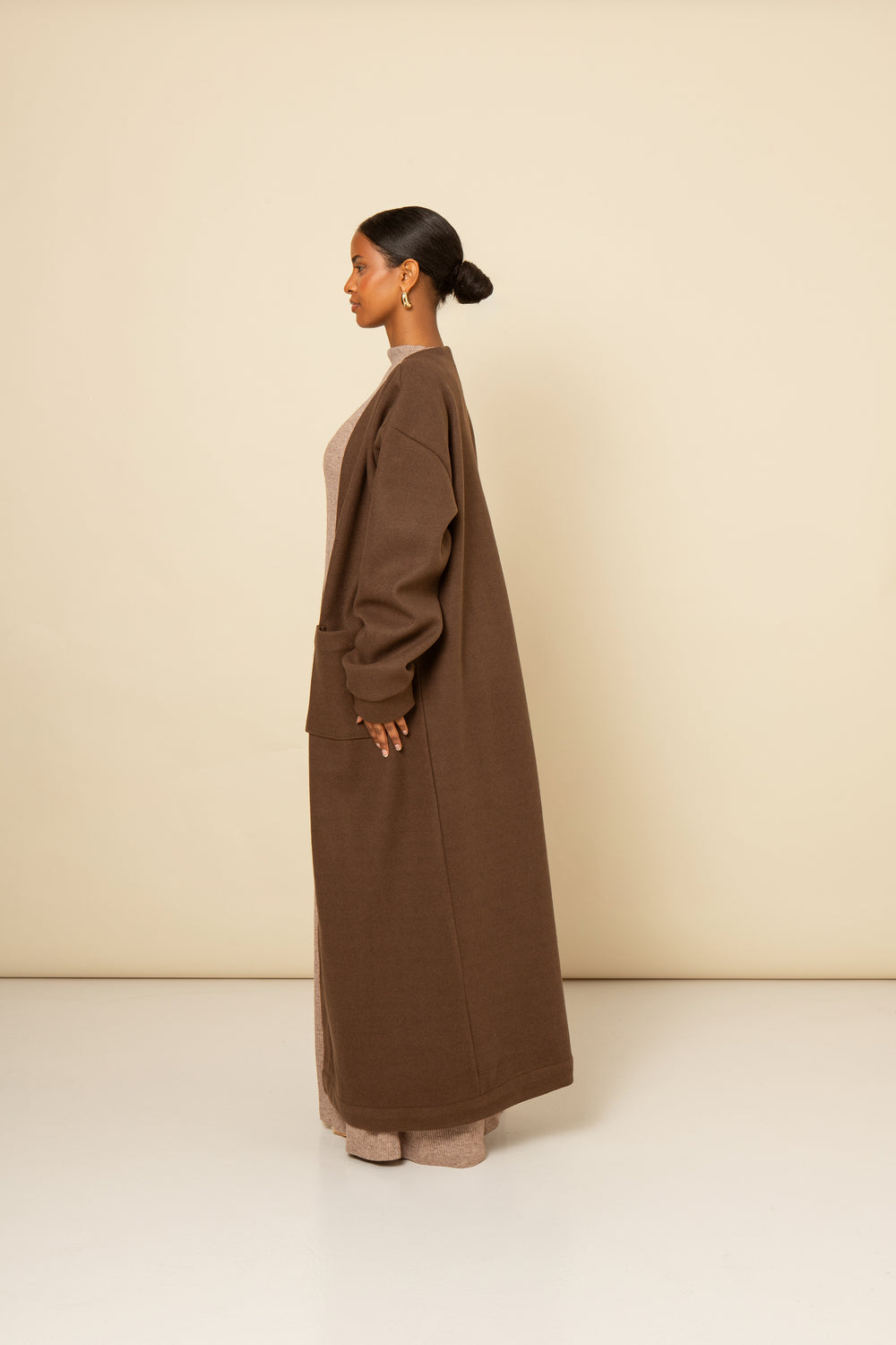 Manteau Saafi Marron