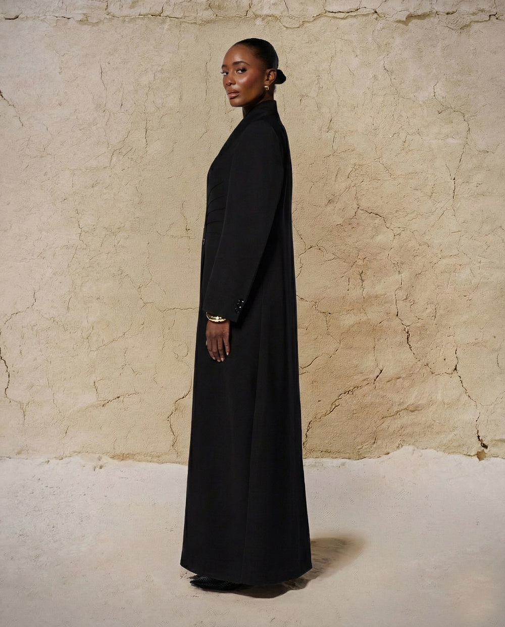 Blazer Abaya - Black