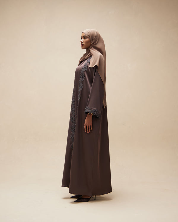 Ensemble Abaya Lafiya - Marron
