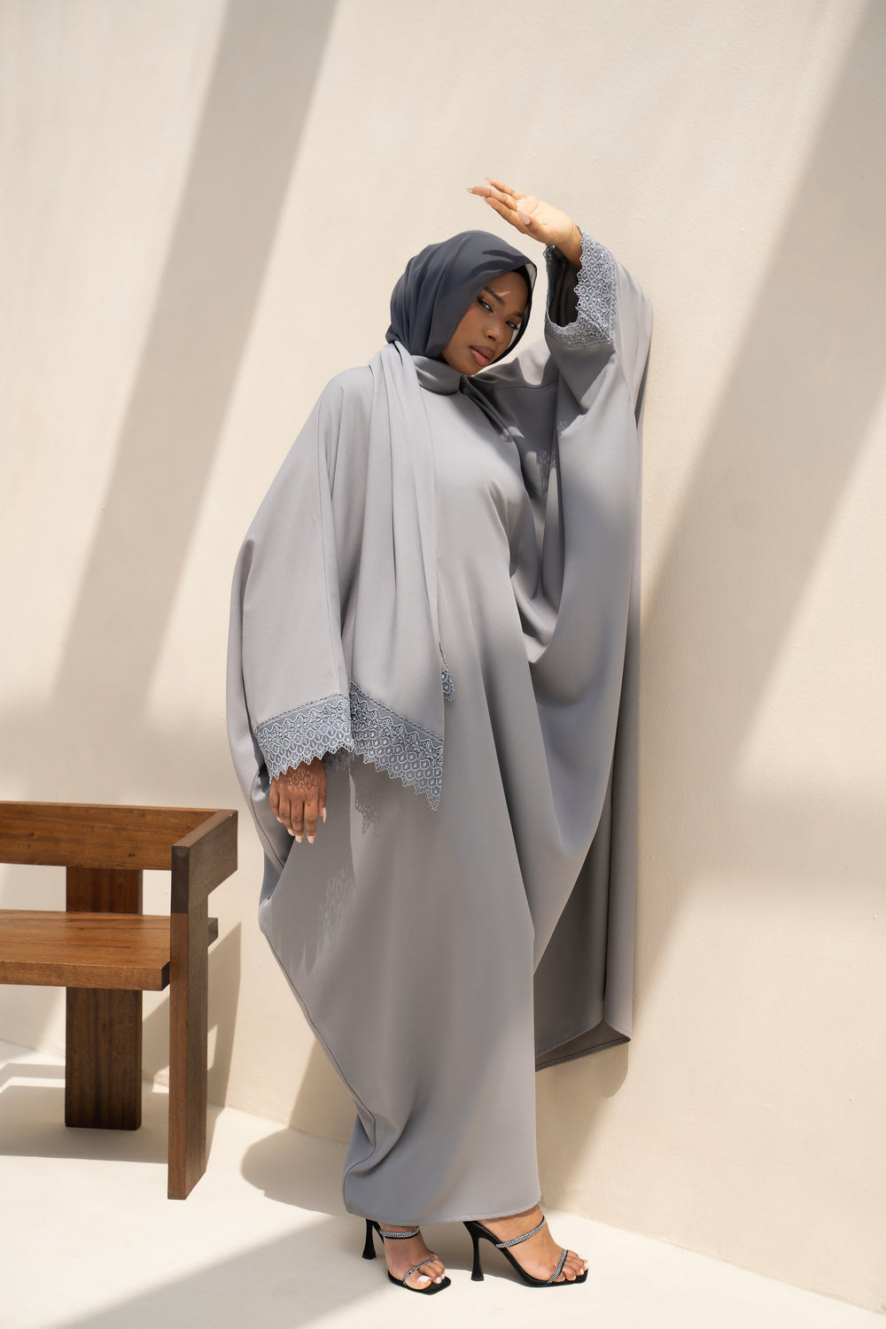Kaftan Siyam Gris