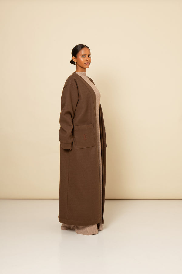 Manteau Saafi Marron